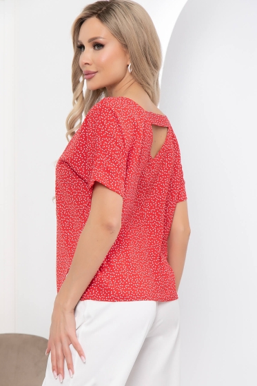 Блуза "Покоряя сердца" (рэд) Б6033