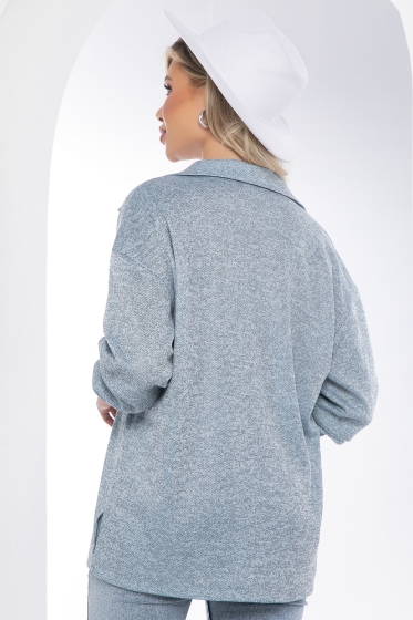 Джемпер "Эссен" (серо-голубой) Б8448