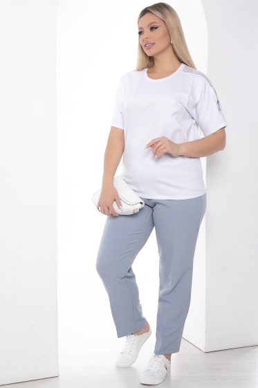 Блуза "Бриса" (белая) Б9016