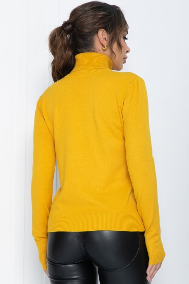 Водолазка Зимняя история (горчица) Б14533-20М