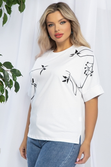 Блуза Ампир (белая) Б13166-20М