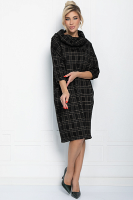 Платье Катрина (коричневое) П11633