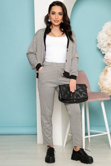 Костюм "Спорт шик" (клетка) ХИТ К3475