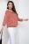 Блуза "Крестьянка" (коралл) Б2566 Блуза "Крестьянка" (коралл) Б2566