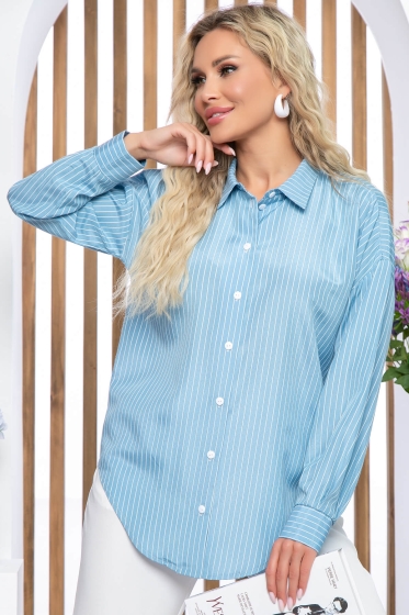 Рубашка "Оксана" (голубая) Б5239