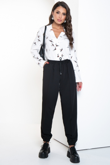 Джоггеры "Комфортный стиль" (блэк) Б2505