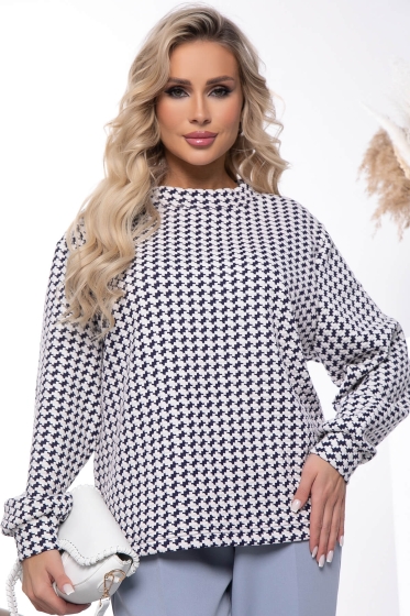 Джемпер "Викки" (блю энд вайт) Б7704