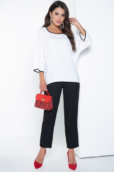 Блуза "Тринити" (белая) ХИТ Б3837