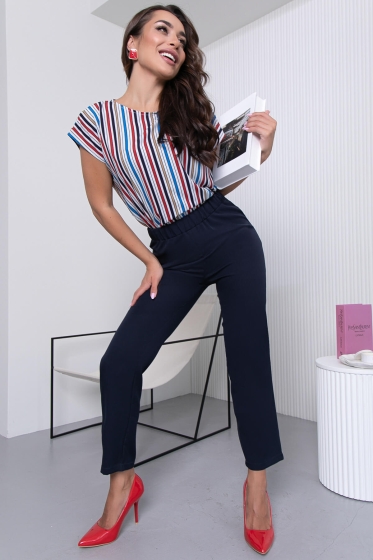 Блуза "Предвкушение" (полоска) Б7030